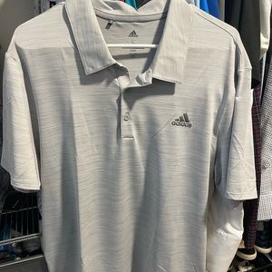 Men adidas golf polo L